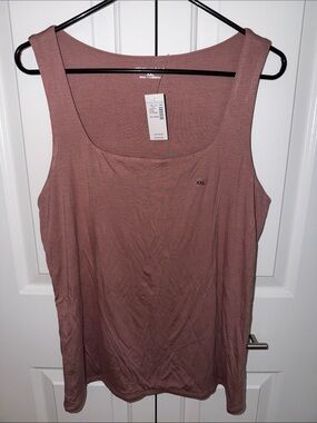Maurices Scoop Neck Tank - Dusty Rose
